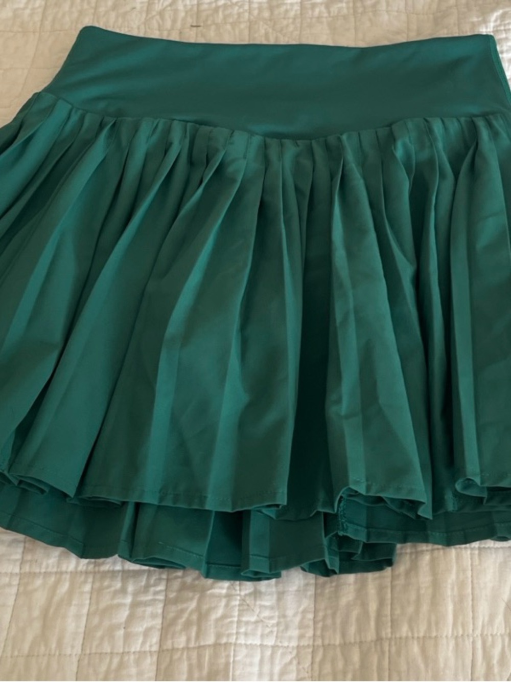 All In Motion Green Pleated Athletic Skort Size Small Built-In Shorts